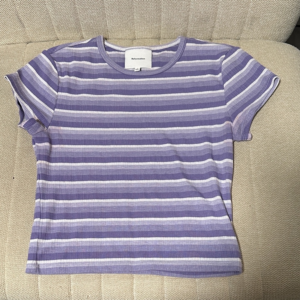 Reformation Muse Short Sleeve Shirt